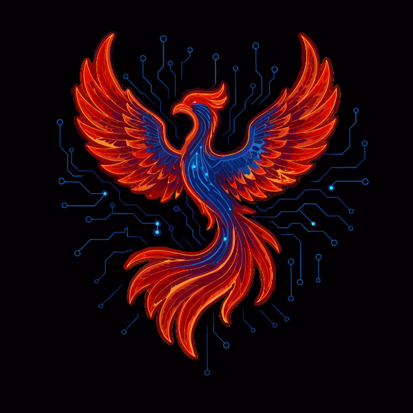 Digital Ashes Recovery+ AI — Phoenix Logo